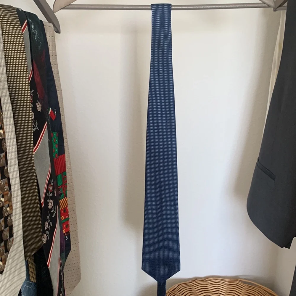 Vintage Chaps men’s tie 100% silk men’s tie preowned - Picture 3 of 7